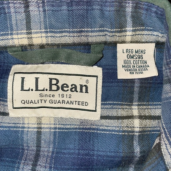 VINTAGE L.L BEAN INSULATED LS JACKET SIZE L - Picture 3 of 4